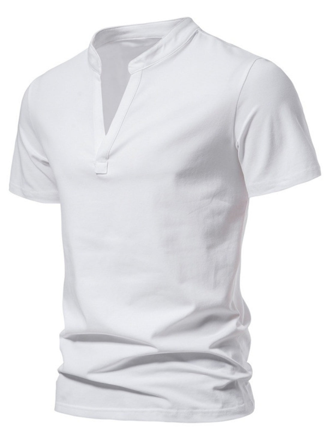 Men's Plus Size Casual Short Sleeve Slim Fit T-Shirt - cas7m