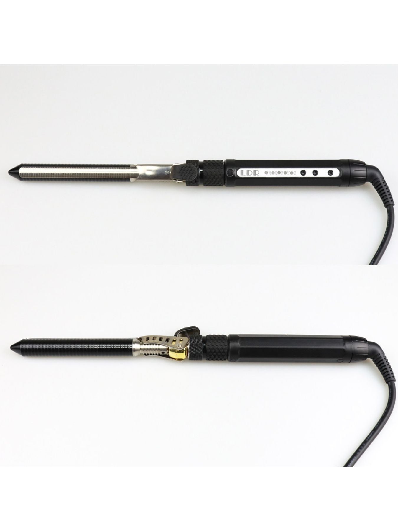 Adjustable Heat Salon-Quality Curling Iron with Anti-Scald Tech - cas7m