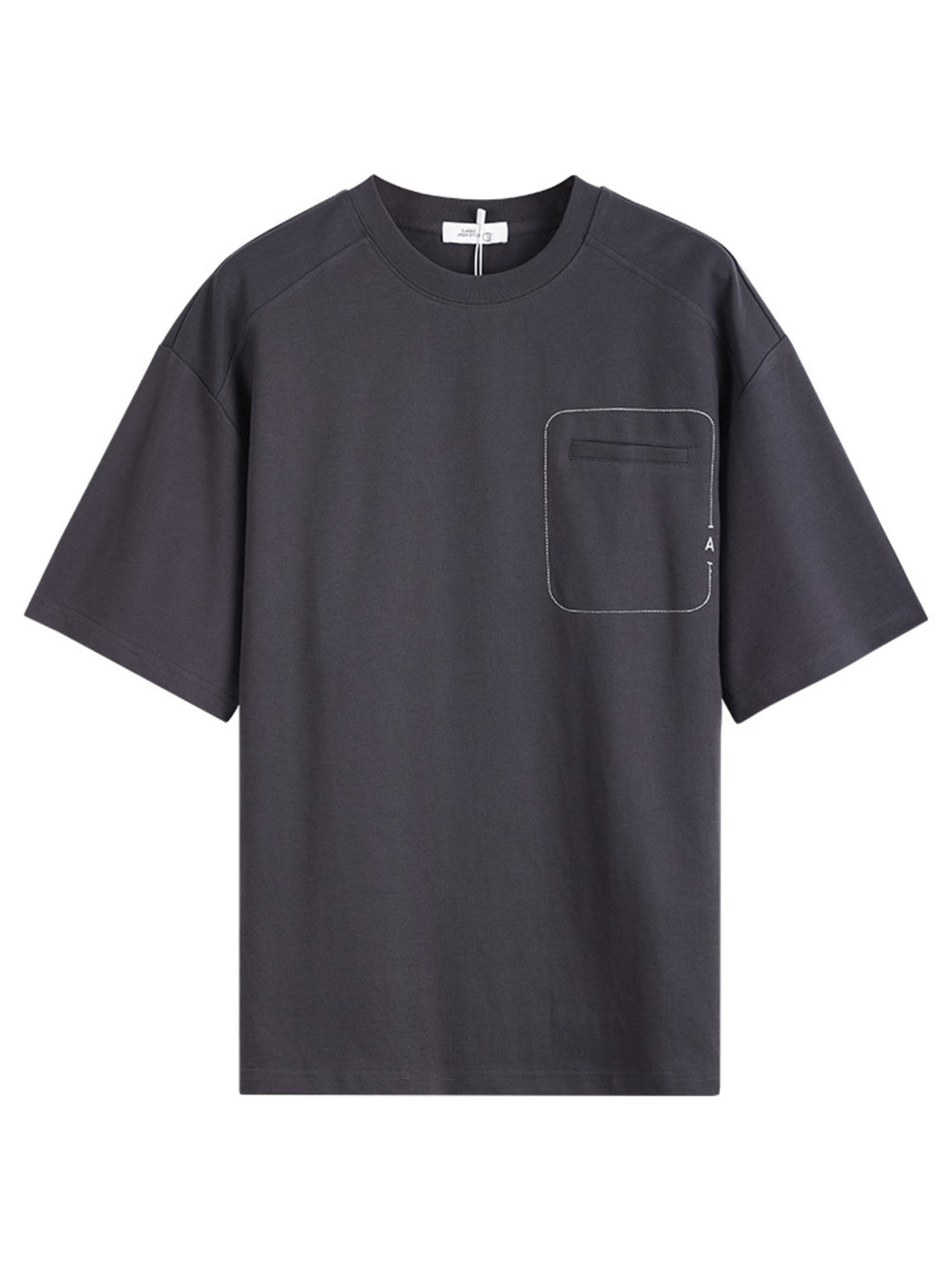 Men's Plus Size Round Neck Half Sleeve T-Shirt - cas7m