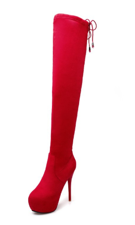 Knee-High Women's Stiletto Stretch Boots