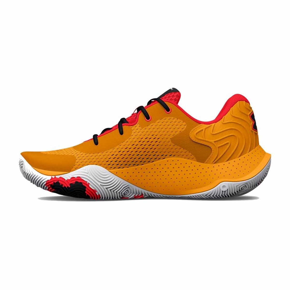Basketball Shoes for Adults Under Armour Spawn 4 Orange Men - cas7m