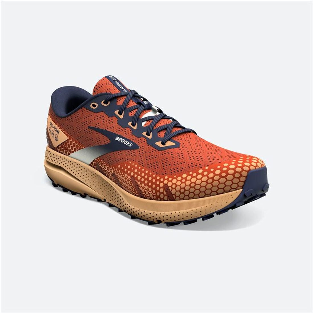 Running Shoes for Adults Brooks Divide 3 Orange Men - cas7m