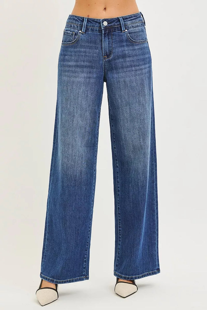 RISEN Slouchy Baggy Jeans with Pockets - cas7m