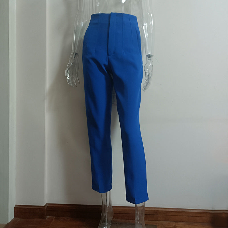 Women's Casual Fashion Straight Leg Pants - cas7m