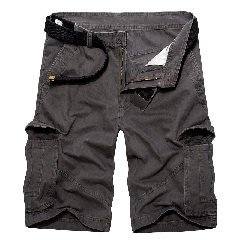 Plus Size Men's Multi Pocket Cargo Shorts