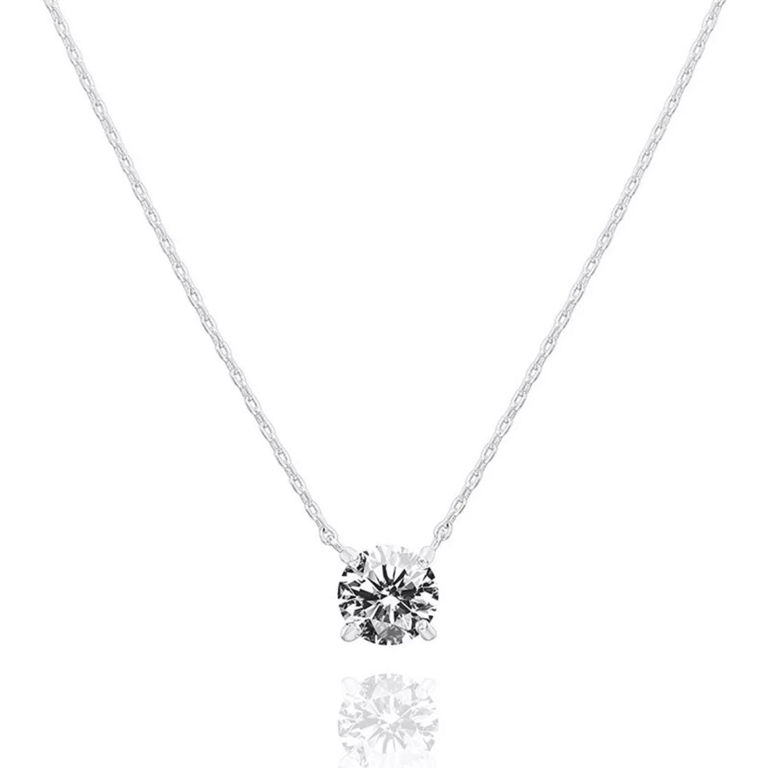 2 Carat Moissanite Pendant Necklace - cas7m