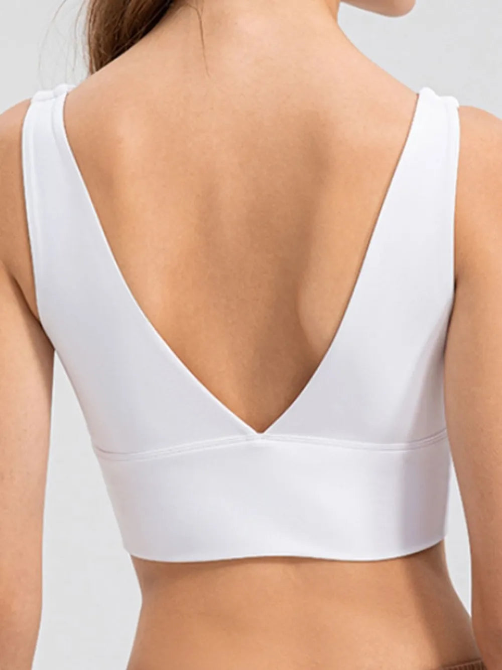 Scoop Neck Wide Strap Active Tank - cas7m