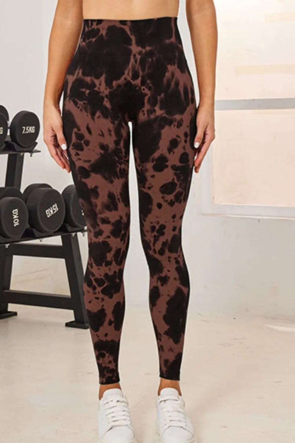 Basic Stretch Nylon-Spandex Leggings - Comfort Fit - cas7m