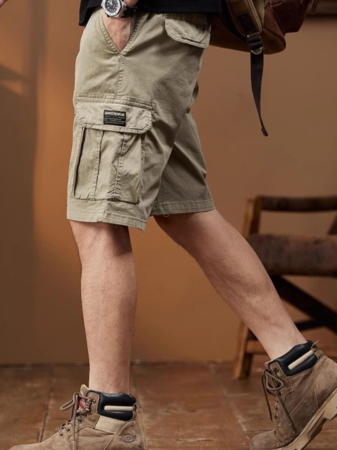 Men's Plus Size Casual Cargo Shorts - cas7m