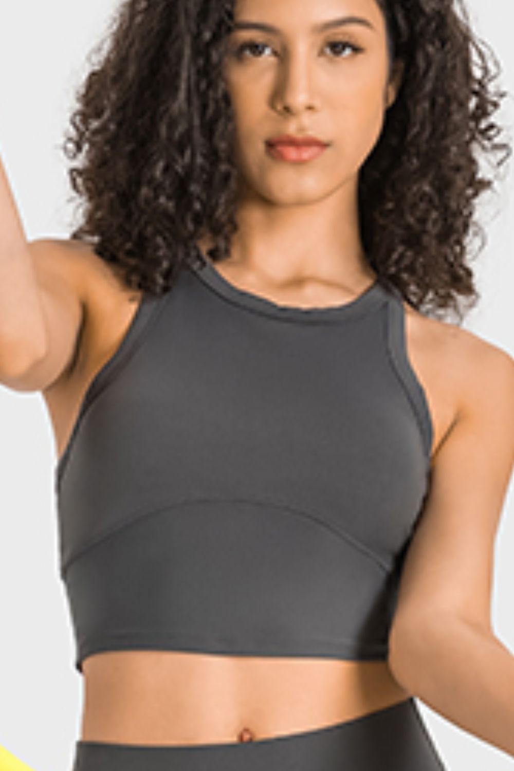 Millennia Racerback Cropped Sports Tank - cas7m