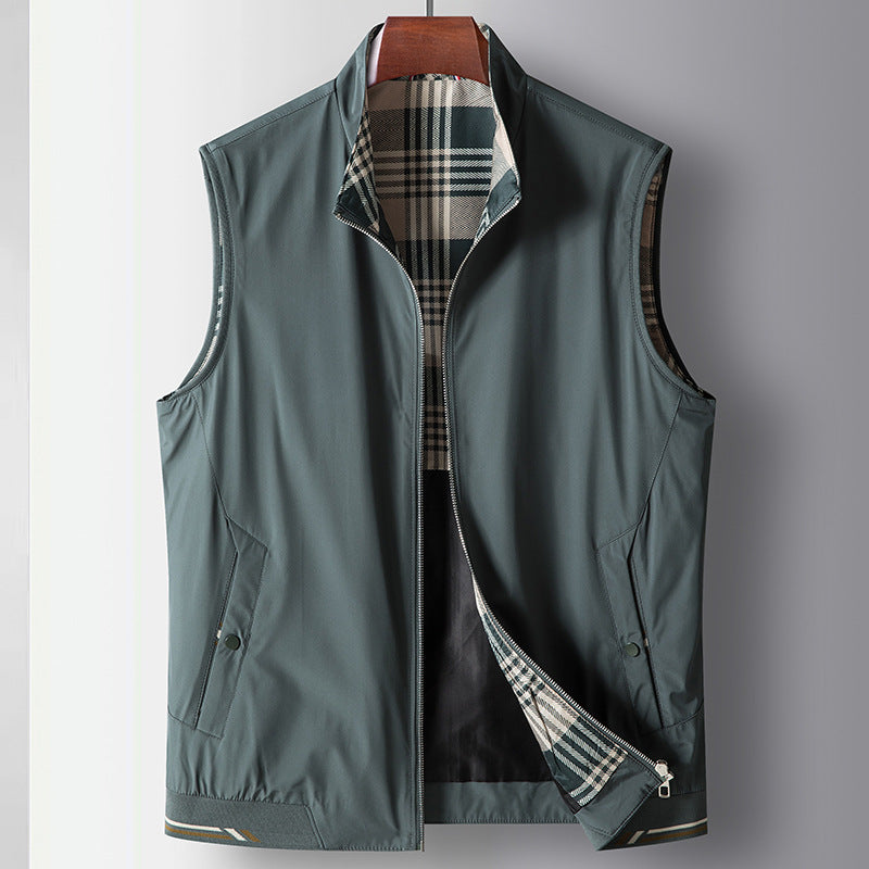 Luxury Fashion Sleeveless Waistcoat Vest Casual Vest - cas7m