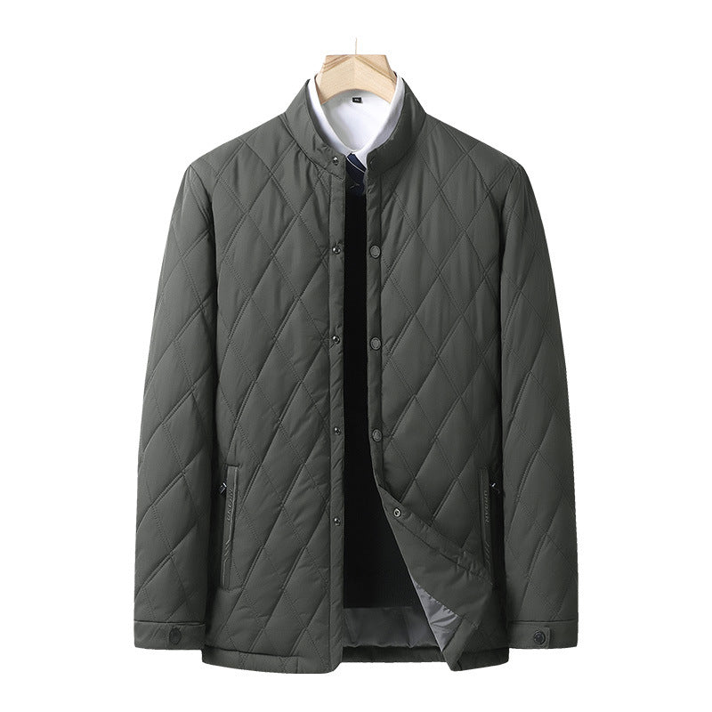 AutumnWinter Plus-Size Men's Cotton-Padded Jacket Coats - cas7m
