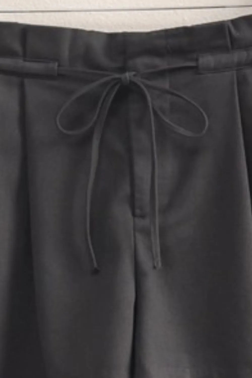 HYFVE High-Waisted Washed Twill Paperbag Shorts - cas7m