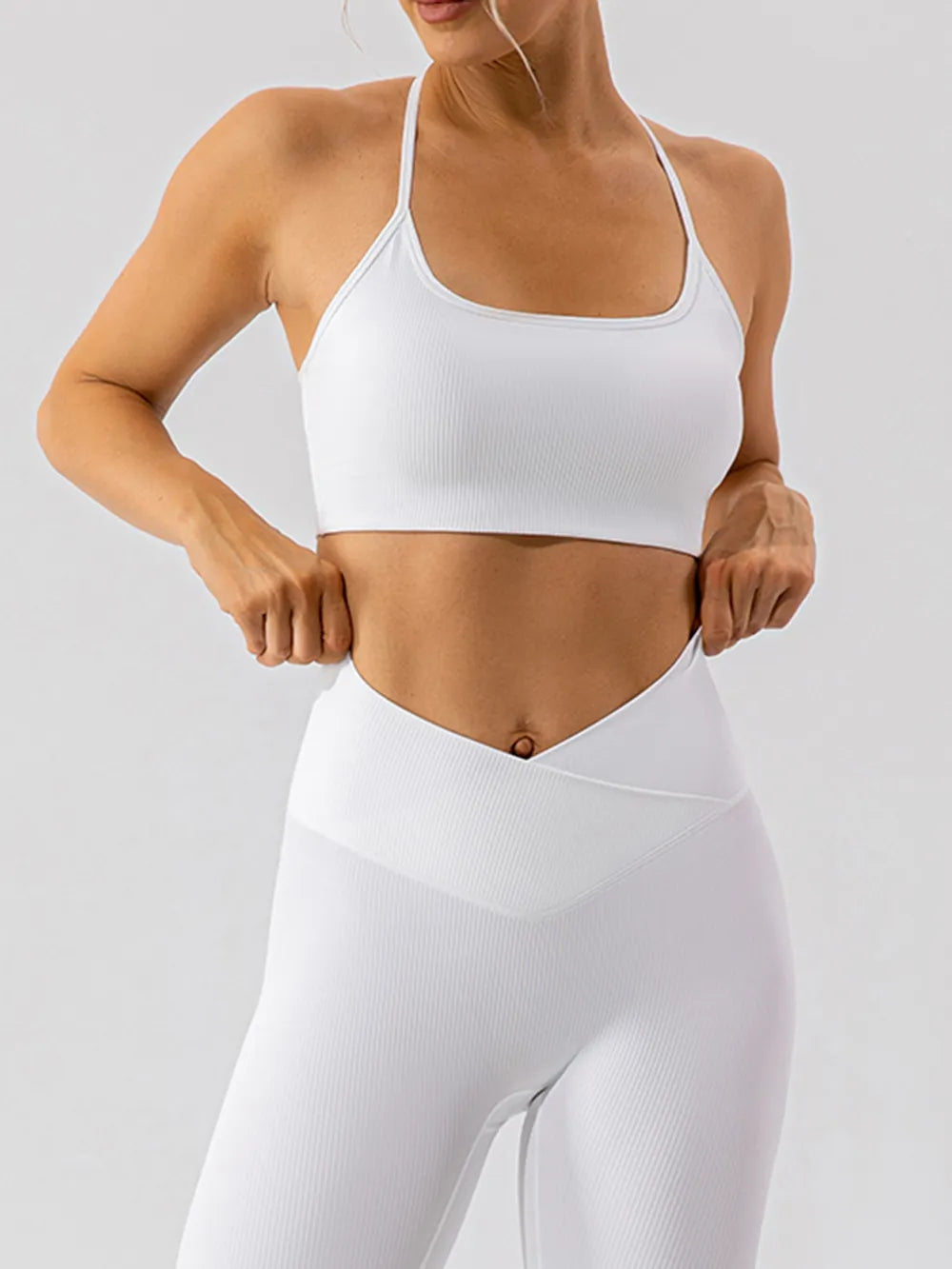 Spaghetti Strap Active Bra - cas7m