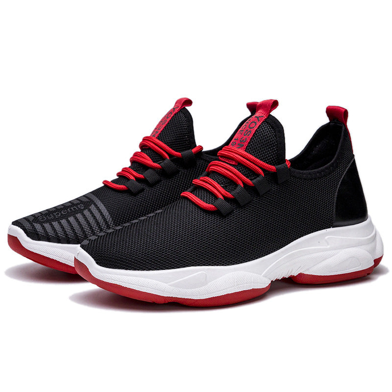 Men Sneakers Black White Sports Shoes - cas7m