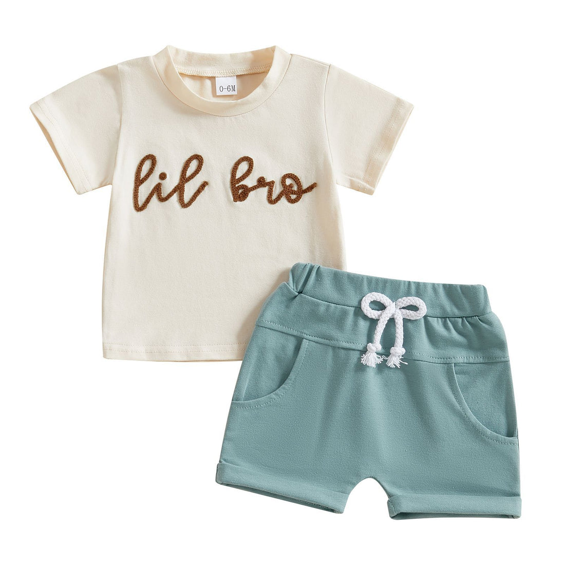 Children's Casual Printed Short Sleeved Shorts Set - cas7m