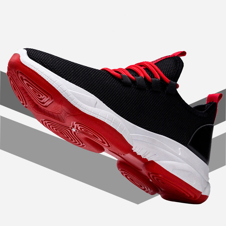Men Sneakers Black White Sports Shoes - cas7m