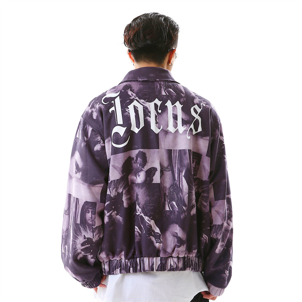Portrait Full Letter Lapel Jacket - cas7m