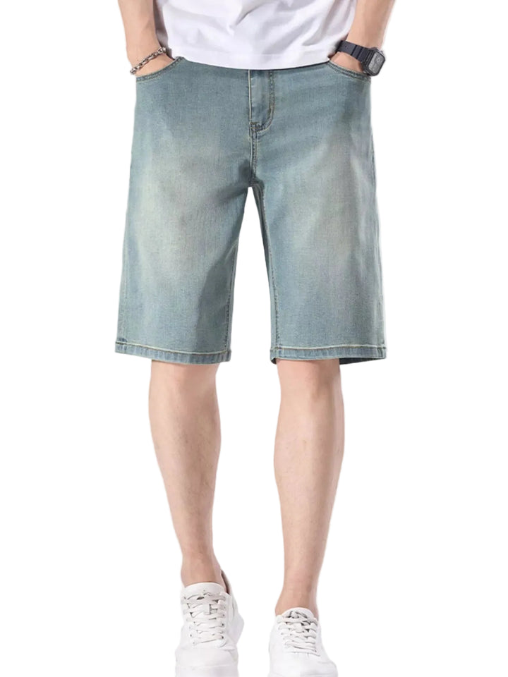 Men's Wash Casual Denim Shorts - cas7m
