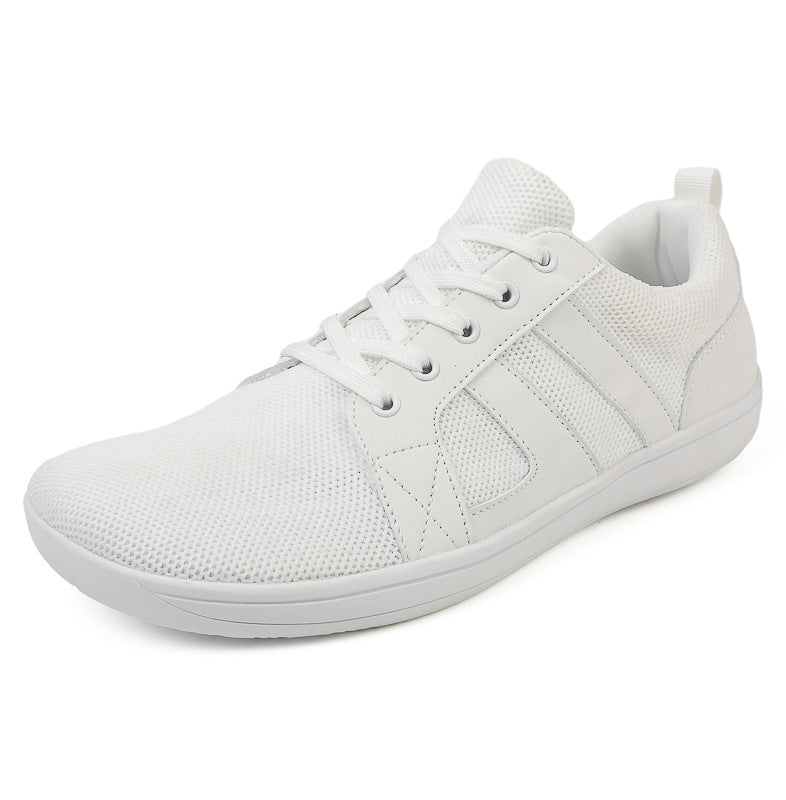 Popular Flat Casual Shoes Men And Women Wide Last Fly-knit Sneakers Couple Fitness Shoes In Stock Wholesale - cas7m