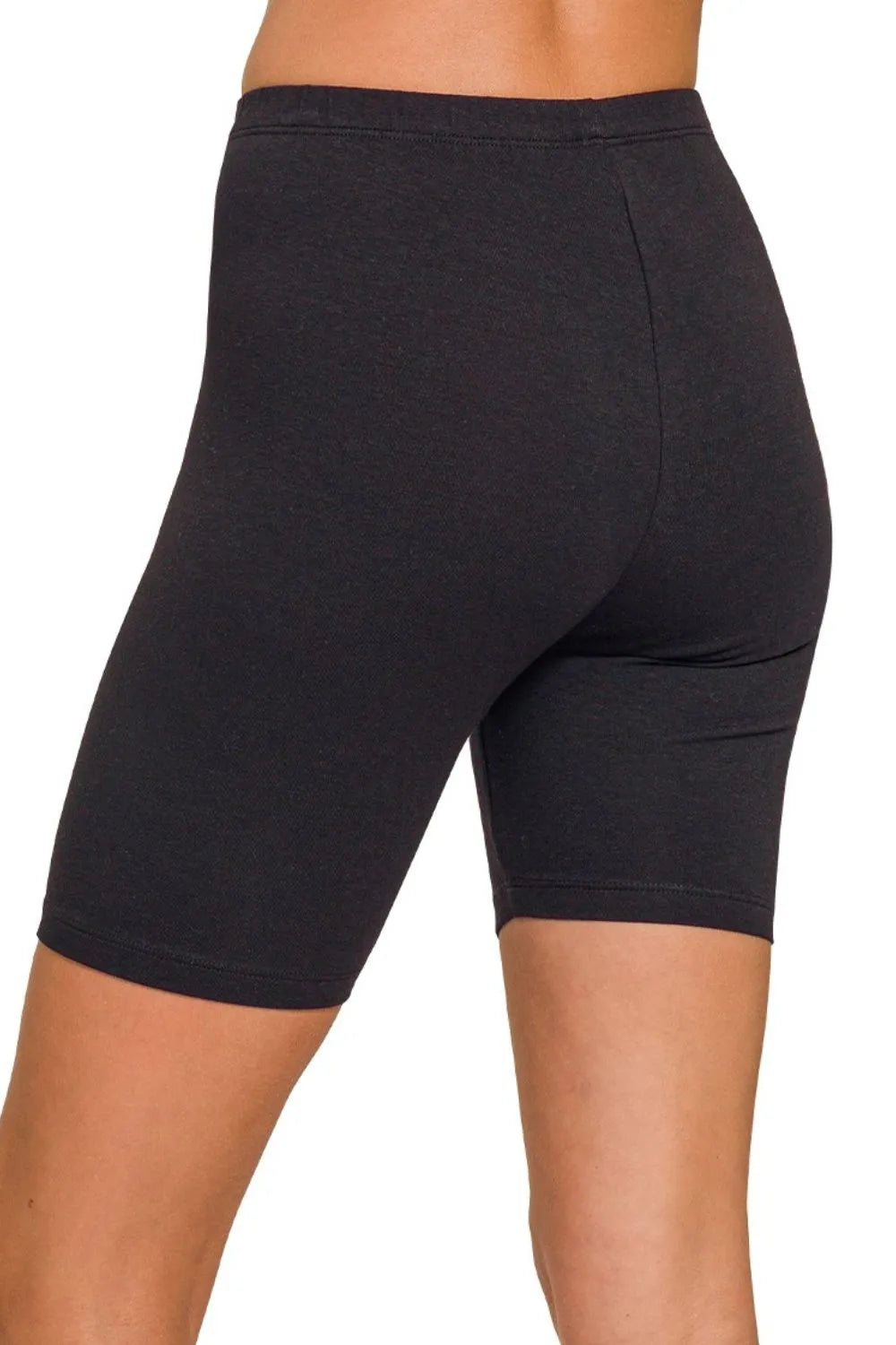 Zenana Premium Cotton Biker Shorts - cas7m