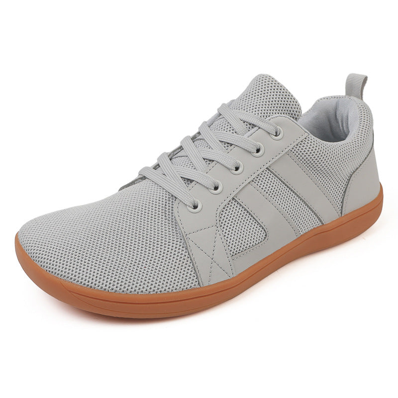 Popular Flat Casual Shoes Men And Women Wide Last Fly-knit Sneakers Couple Fitness Shoes In Stock Wholesale - cas7m