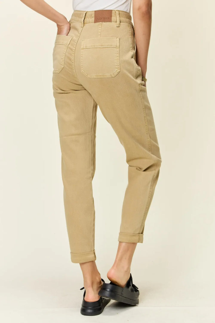 Judy Blue Full Size High Waist Jogger Jeans - cas7m