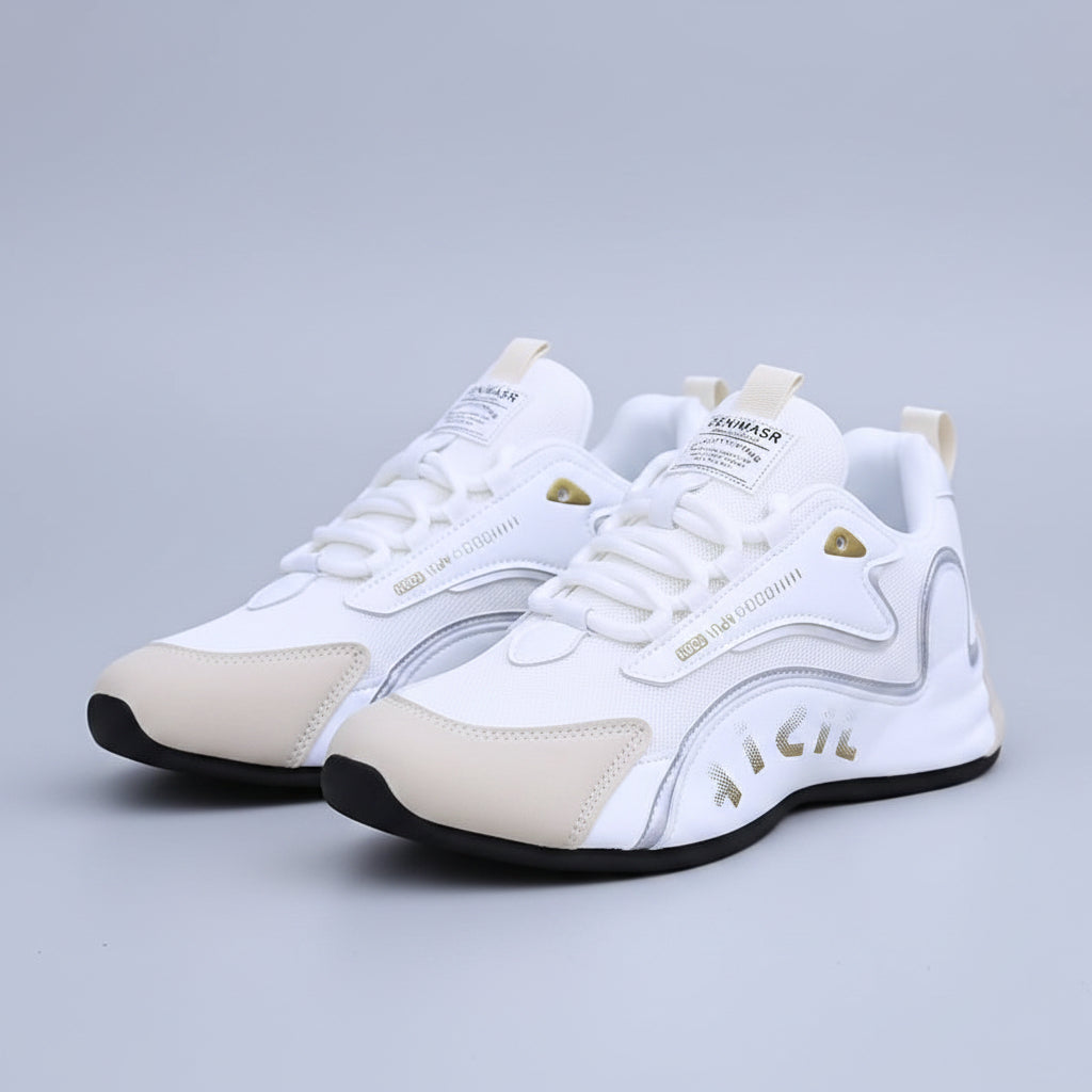 Stylish Comfort Flat Lace-Up Sneakers - Lightweight & Non-Slip - cas7m