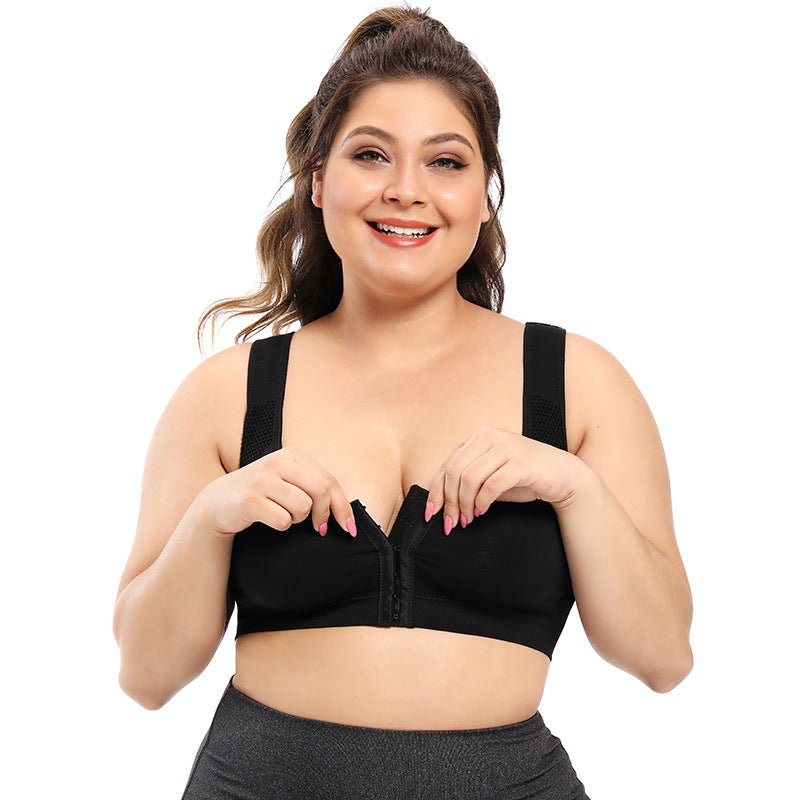 Shockproof gathered posture correction bra - cas7m