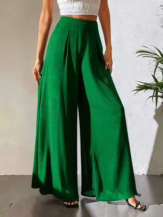 Casual Chiffon Wide-leg Pants Loose Trousers - cas7m