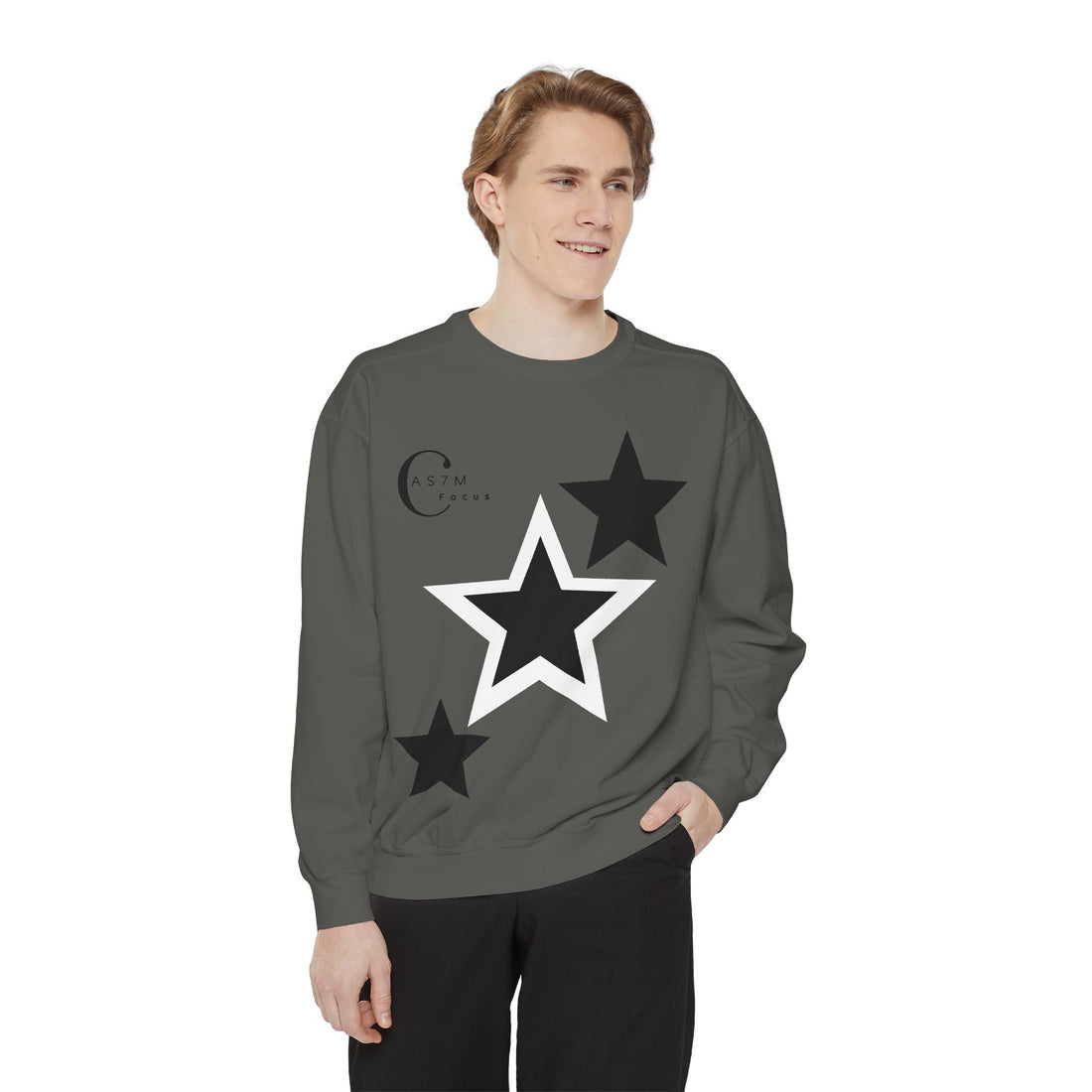 Unisex Garment-Dyed Sweatshirt - cas7m