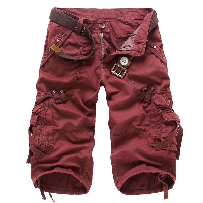 Men's Loose Multi-pocket Cargo Pants - cas7m