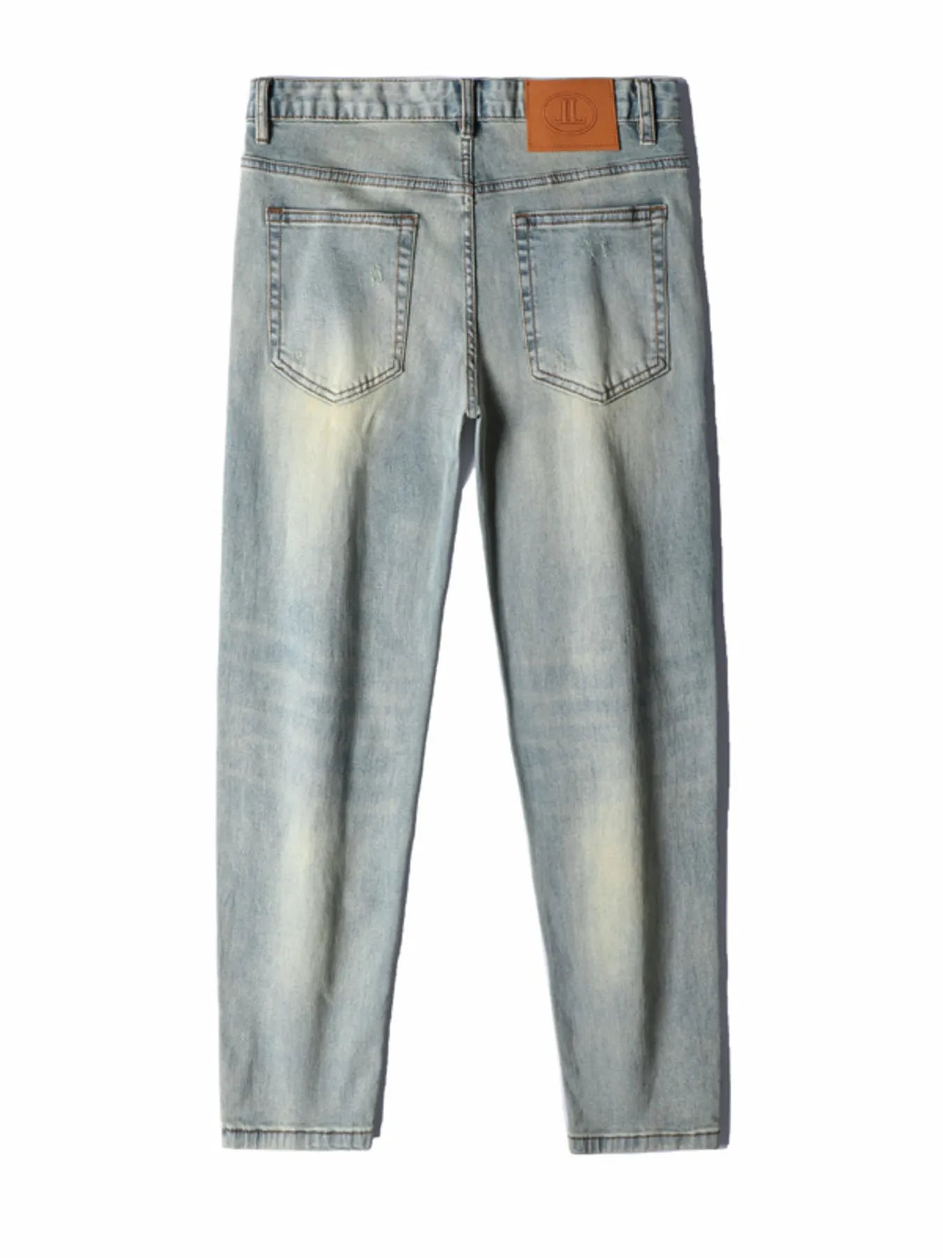 Men's Distressed Slim Fit Jeans - cas7m