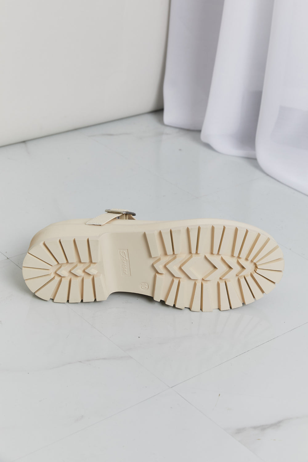 Forever Link Faux Leather Platform Mary Janes - cas7m