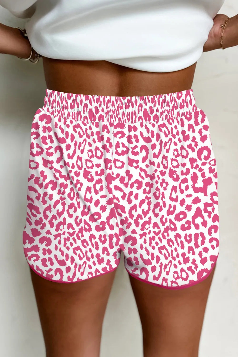 Drawstring Comfort Shorts: Stretchy Polyester-Blend, Easy Care - cas7m