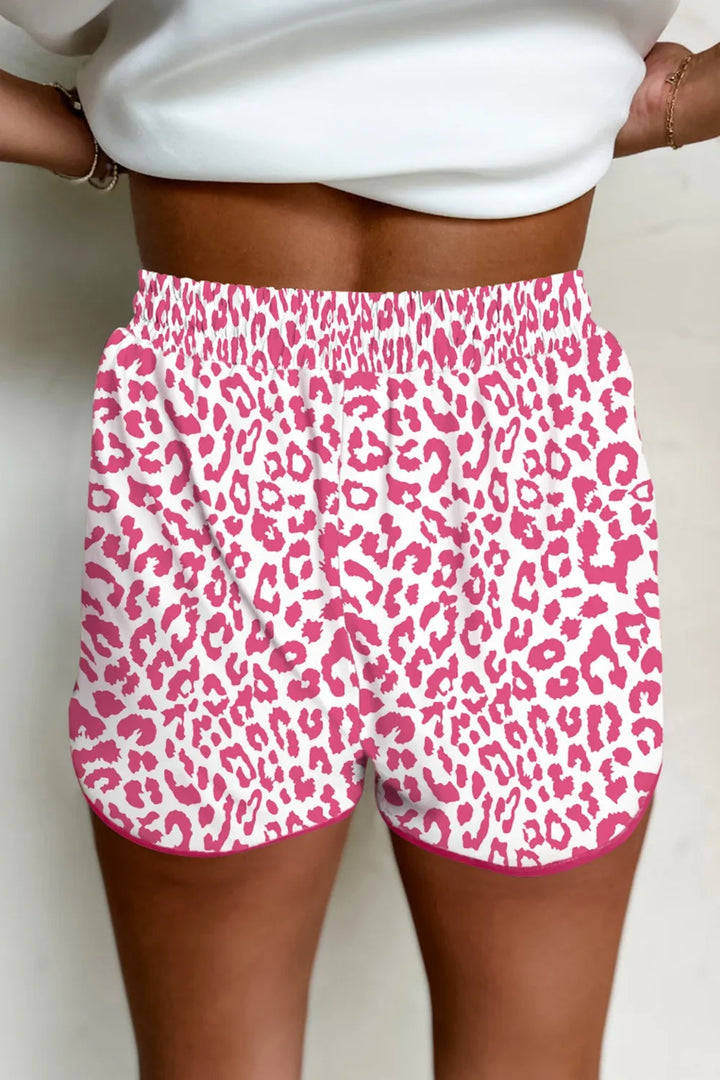 Drawstring Comfort Shorts: Stretchy Polyester-Blend, Easy Care - cas7m