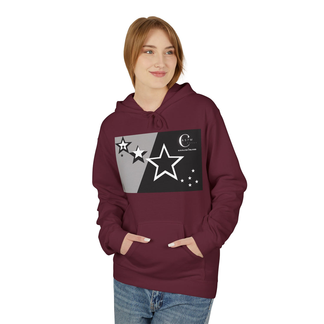 Unisex Midweight Softstyle Fleece Hoodie - cas7m