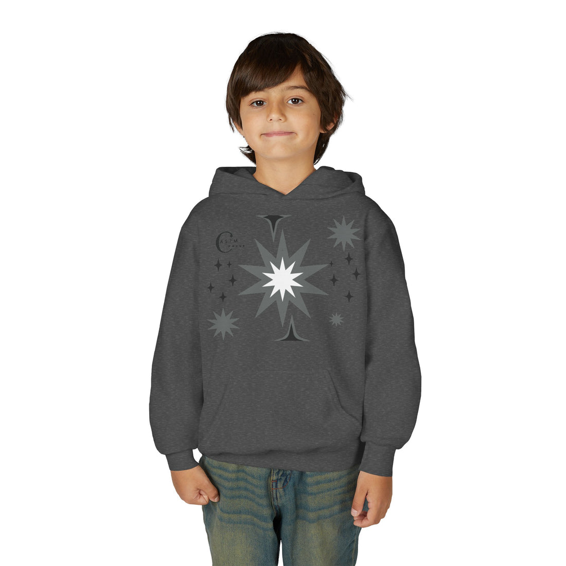 Youth Heavy Blend Hooded Sweatshirt - cas7m