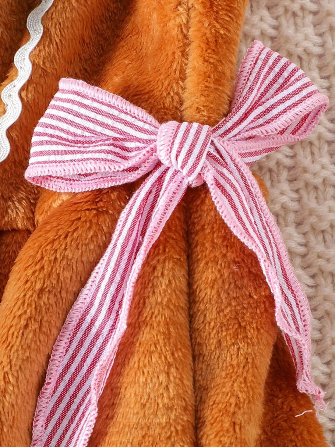 Children's Christmas Lace Detail Dress - cas7m