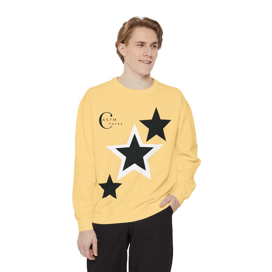 Unisex Garment-Dyed Sweatshirt - cas7m