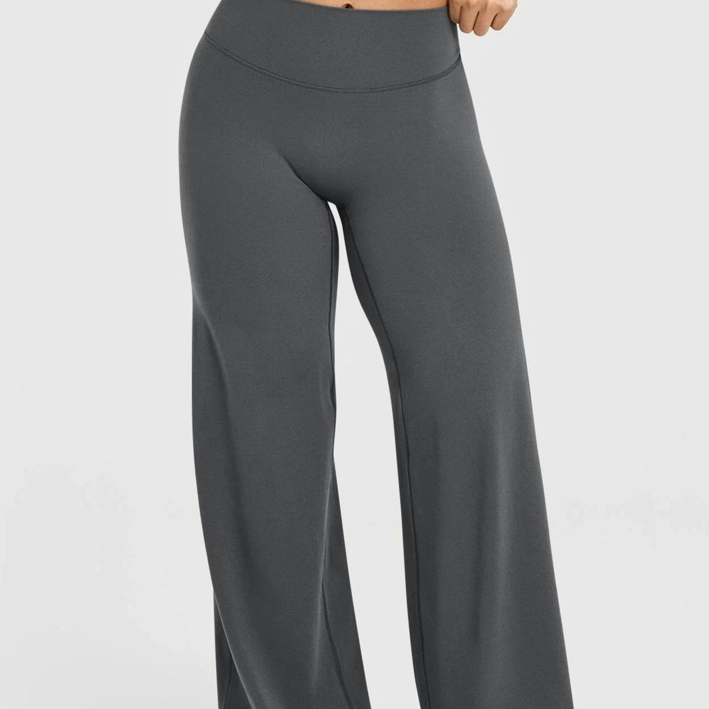 Slimming Casual Straight-leg Women's Wide Leg Sports Yoga Pants - cas7m