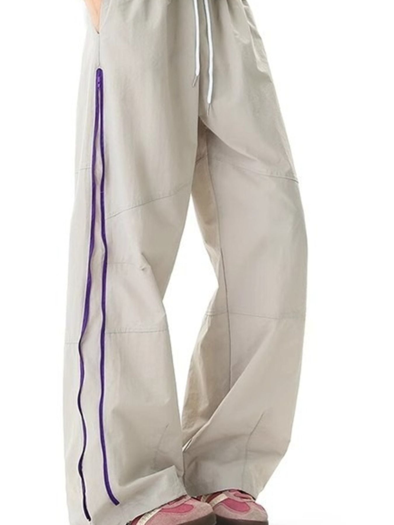 Men's Plus Size Striped Casual Loose-Fit Pants - cas7m