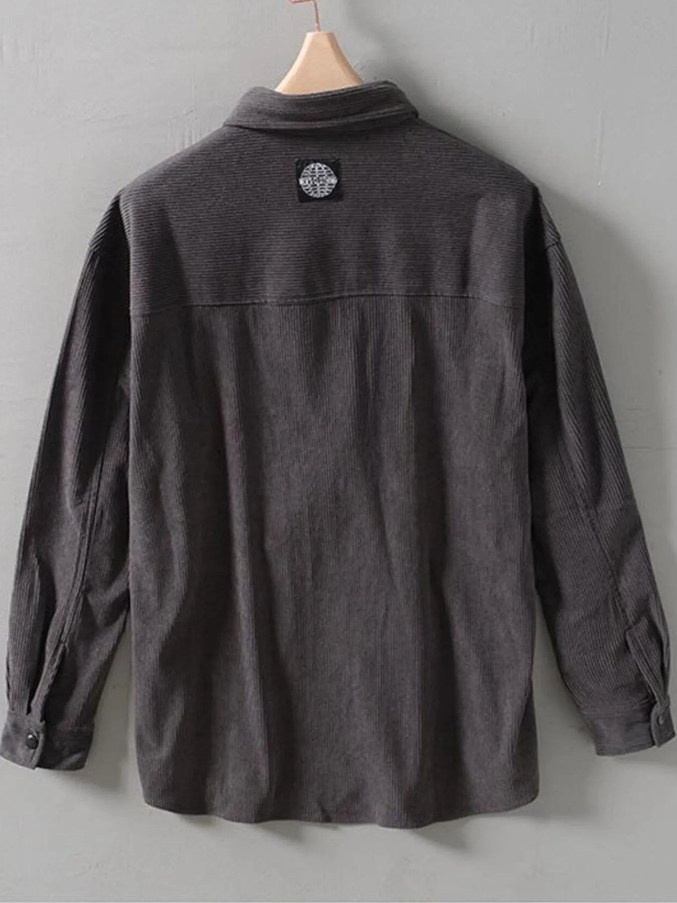 Men's Button Up Long Sleeve Shirt - cas7m