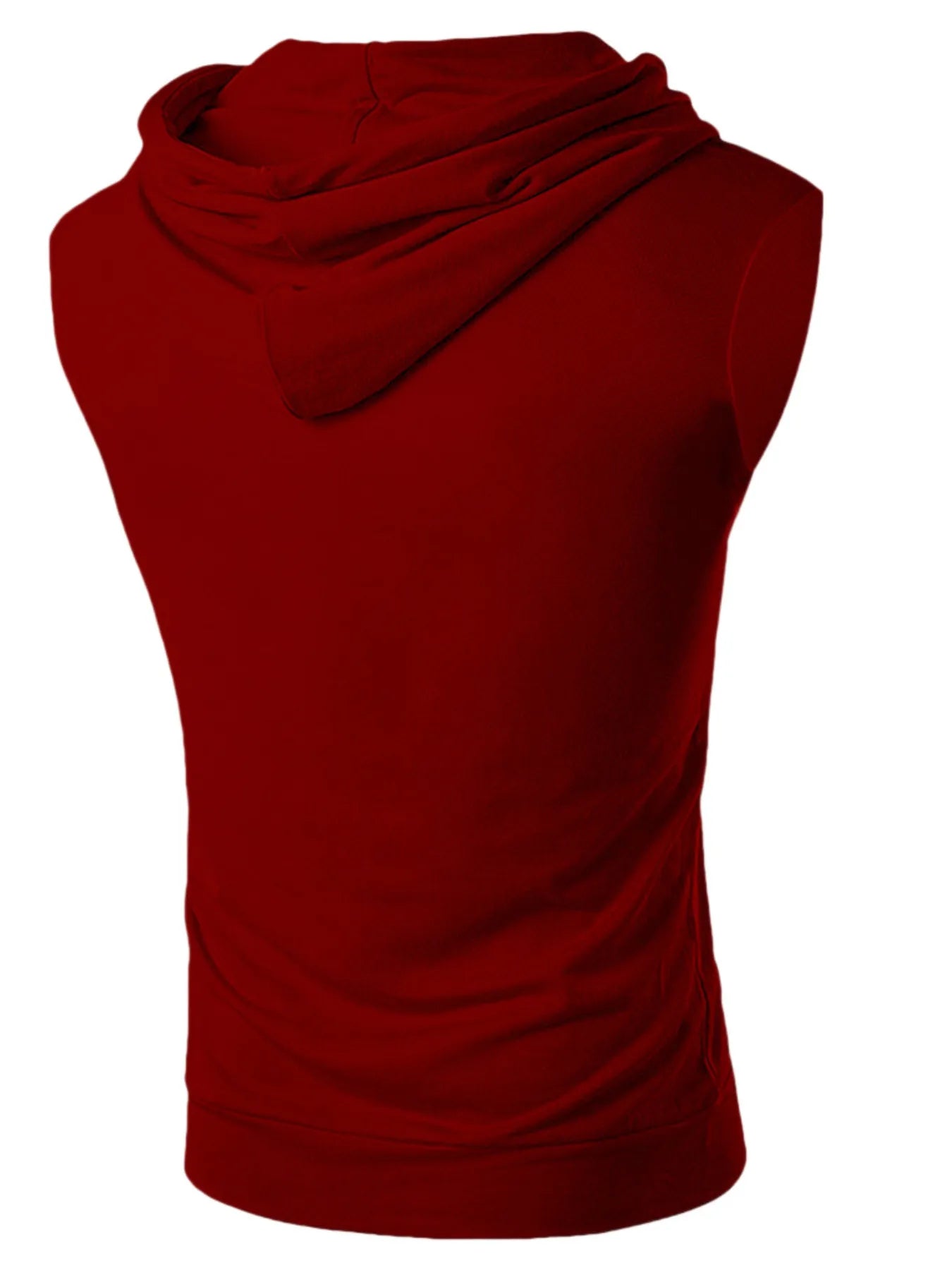 Men's Drawstring Hooded Tank - cas7m