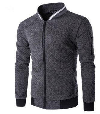 Stand Neck Men Jacket - cas7m