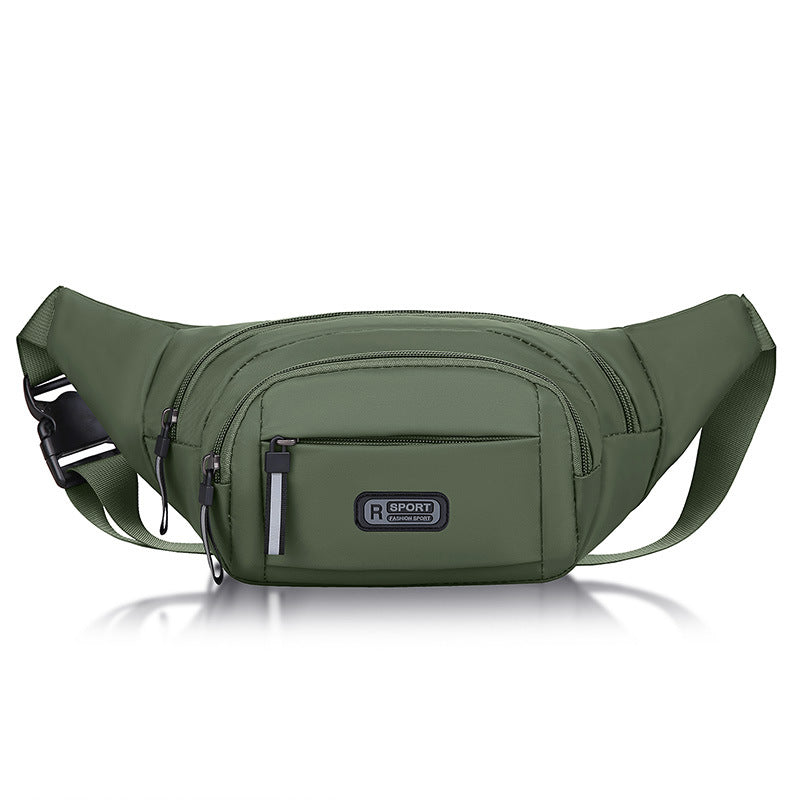 Men's Multifunctional Waist Bag Wear-resistant Waterproof Crossbody Bags - cas7m