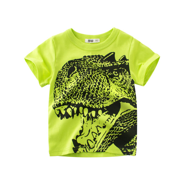 Summer Children's Short Sleeve T Shirt For Boys - cas7m