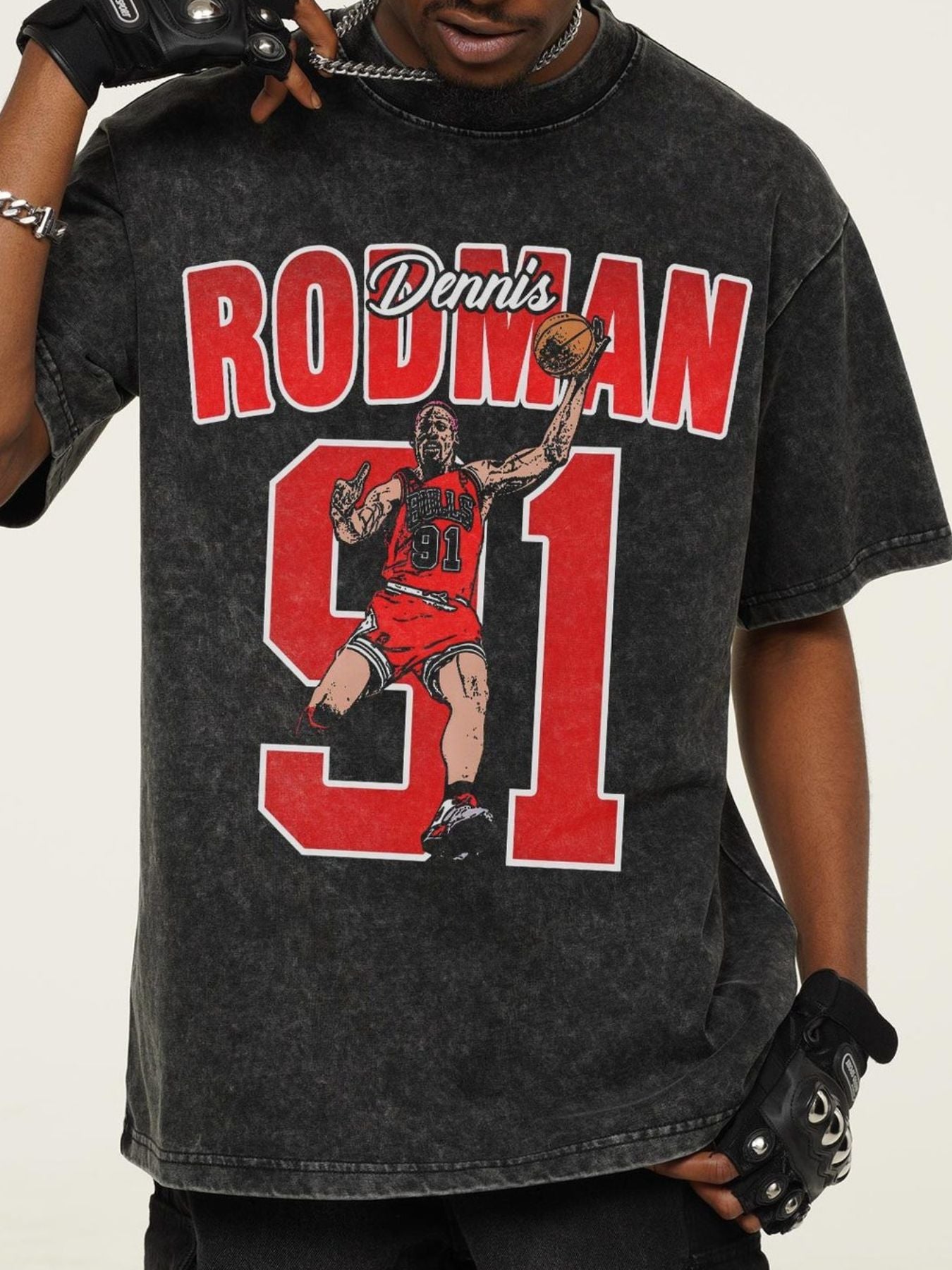 Men's Graphic Vintage Wash T-Shirt - cas7m