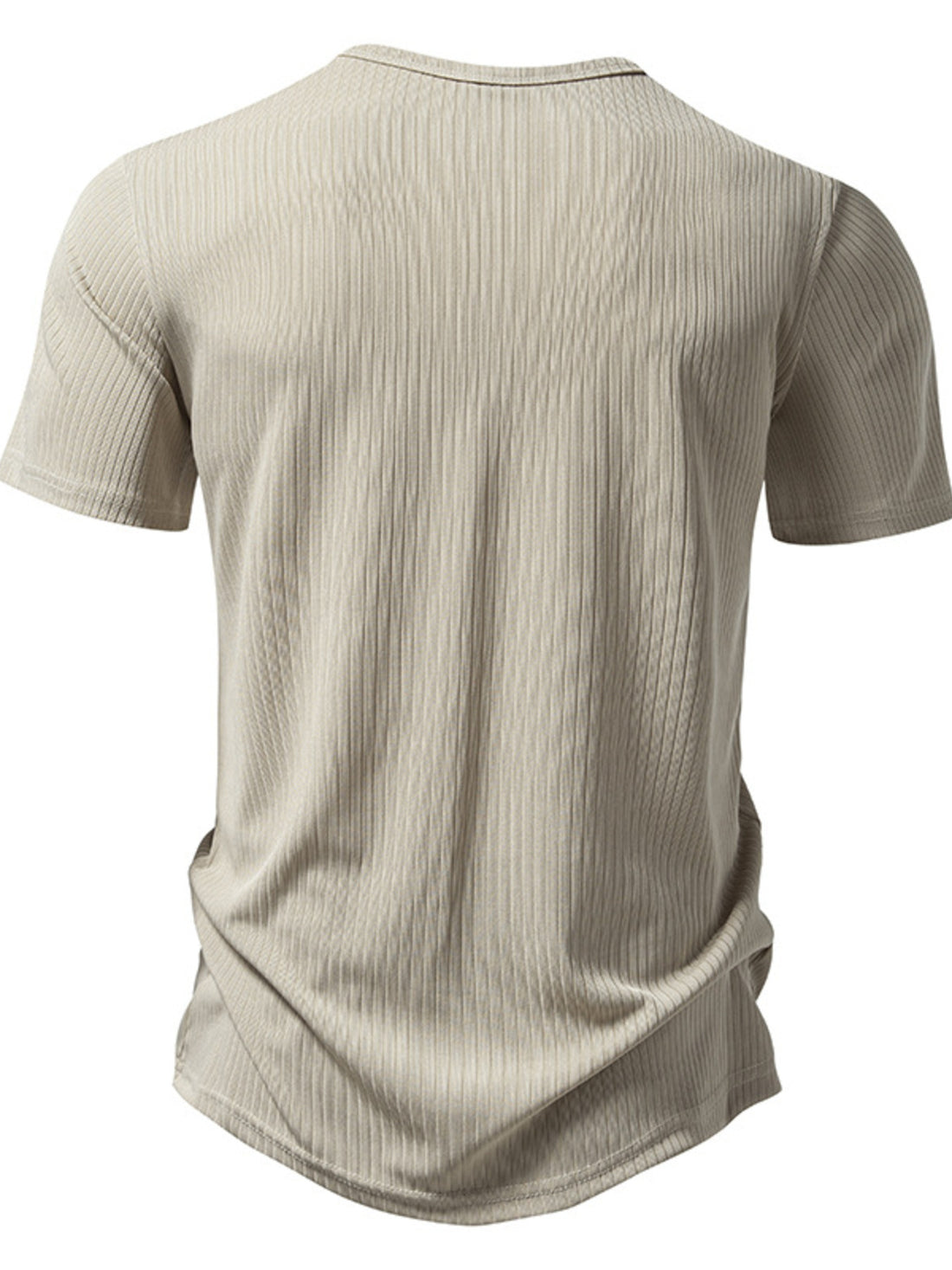Men's Button Detail Short Sleeve T-Shirt - cas7m