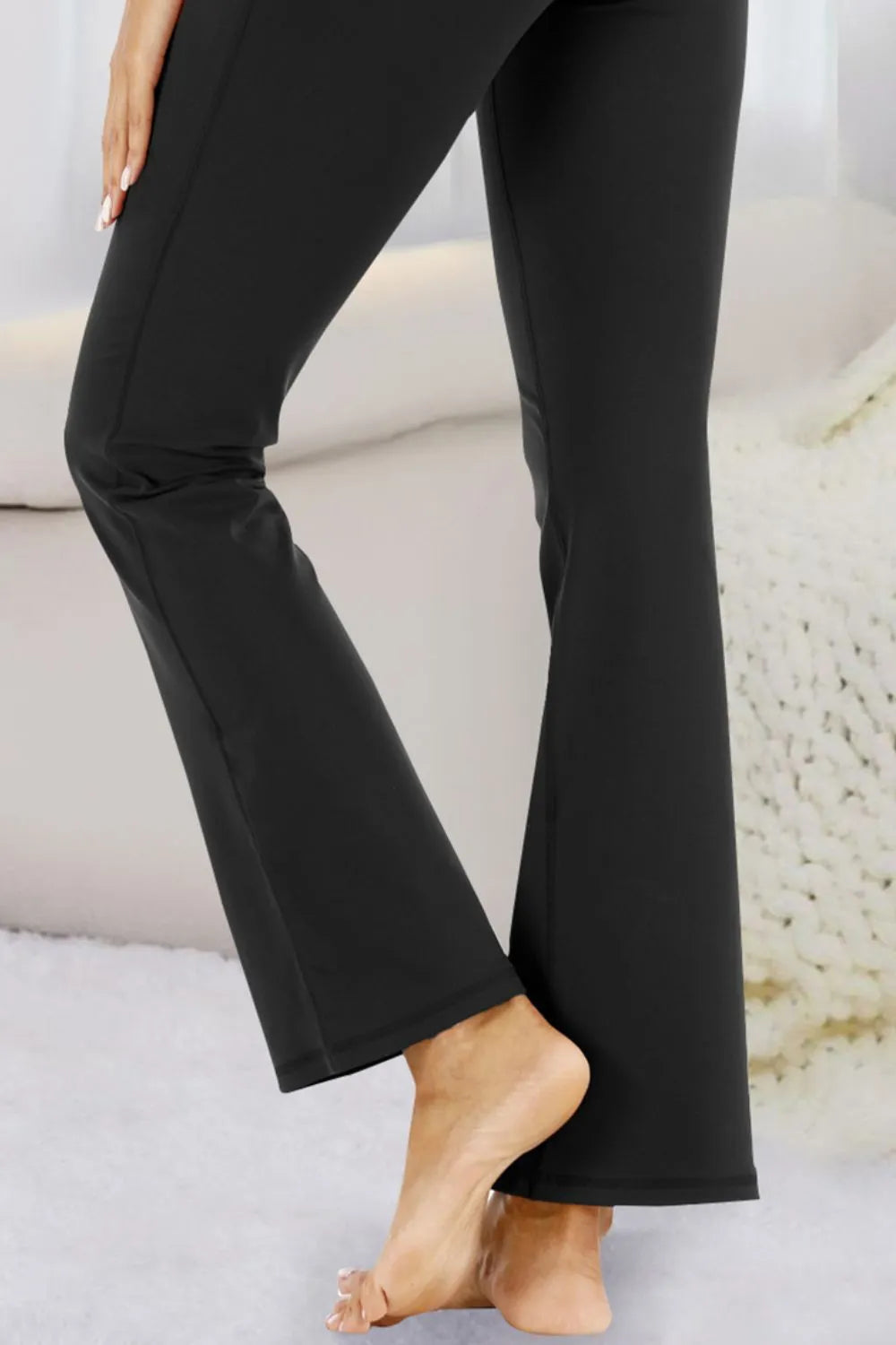 Pocketed High Waist Active Pants - cas7m